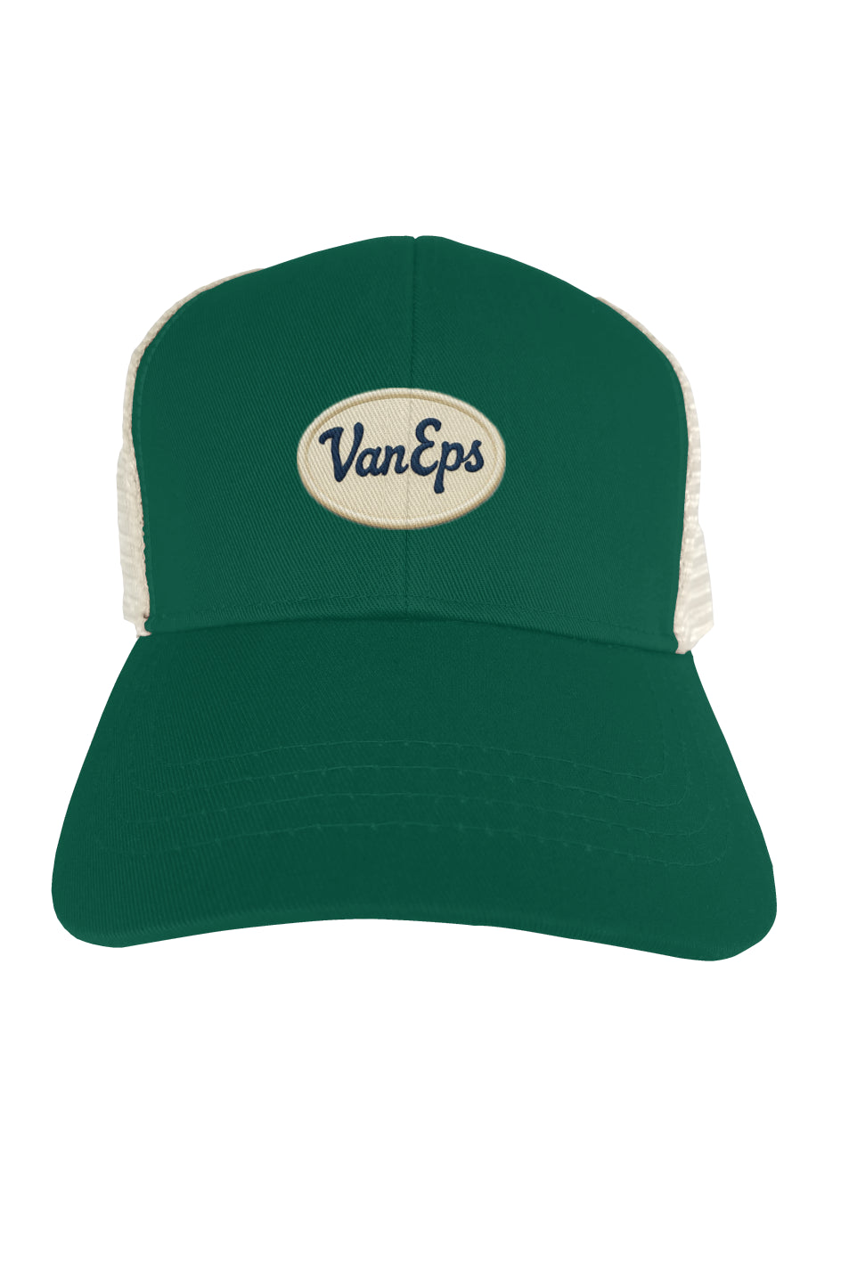Haus of "Van Eps" Trucker Hat- Y2K Green & Cream