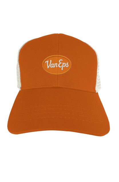 Haus of 'Van Eps" Trucker Hat - Y2K Orange & Cream