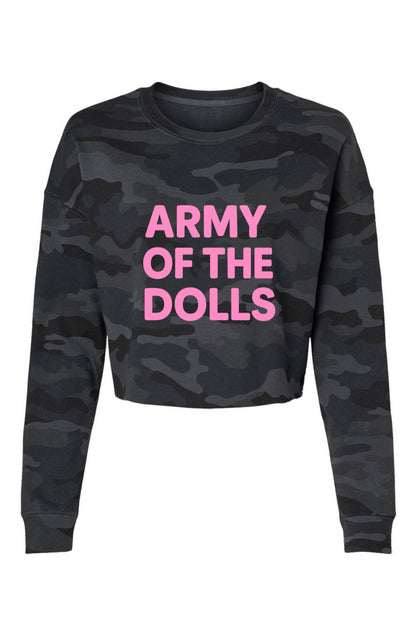 Lightweight Camo Cropped Crew