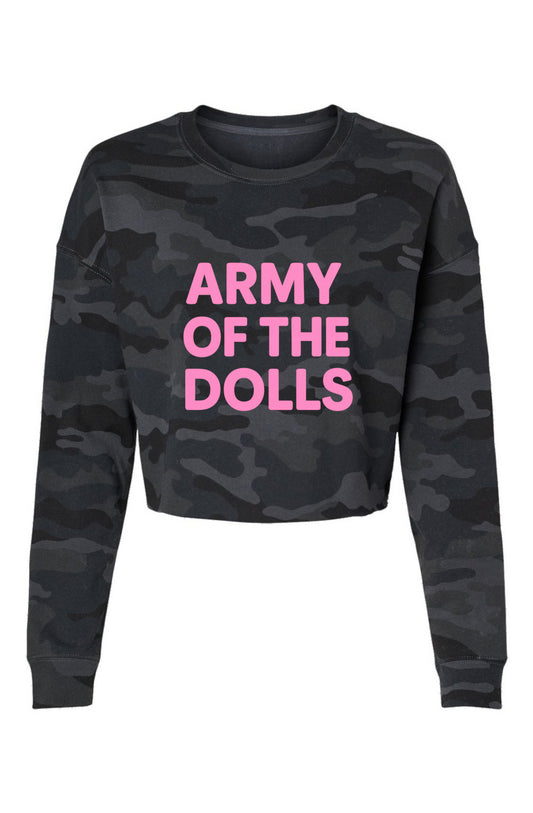 Lightweight Camo Cropped Crew