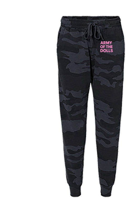 Womens Camo Wash Sweatpants